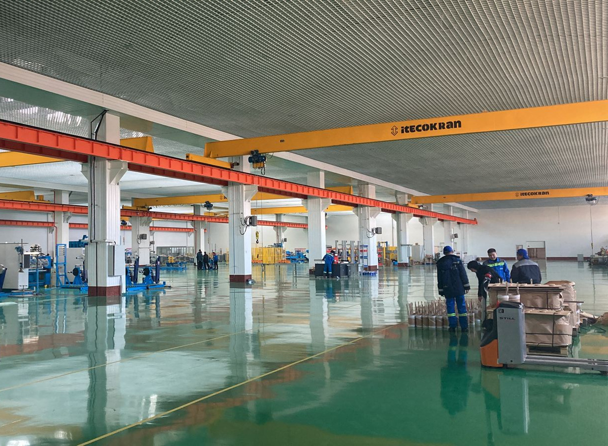 Монтаж мостовых кранов для завода по производству трансформаторов
